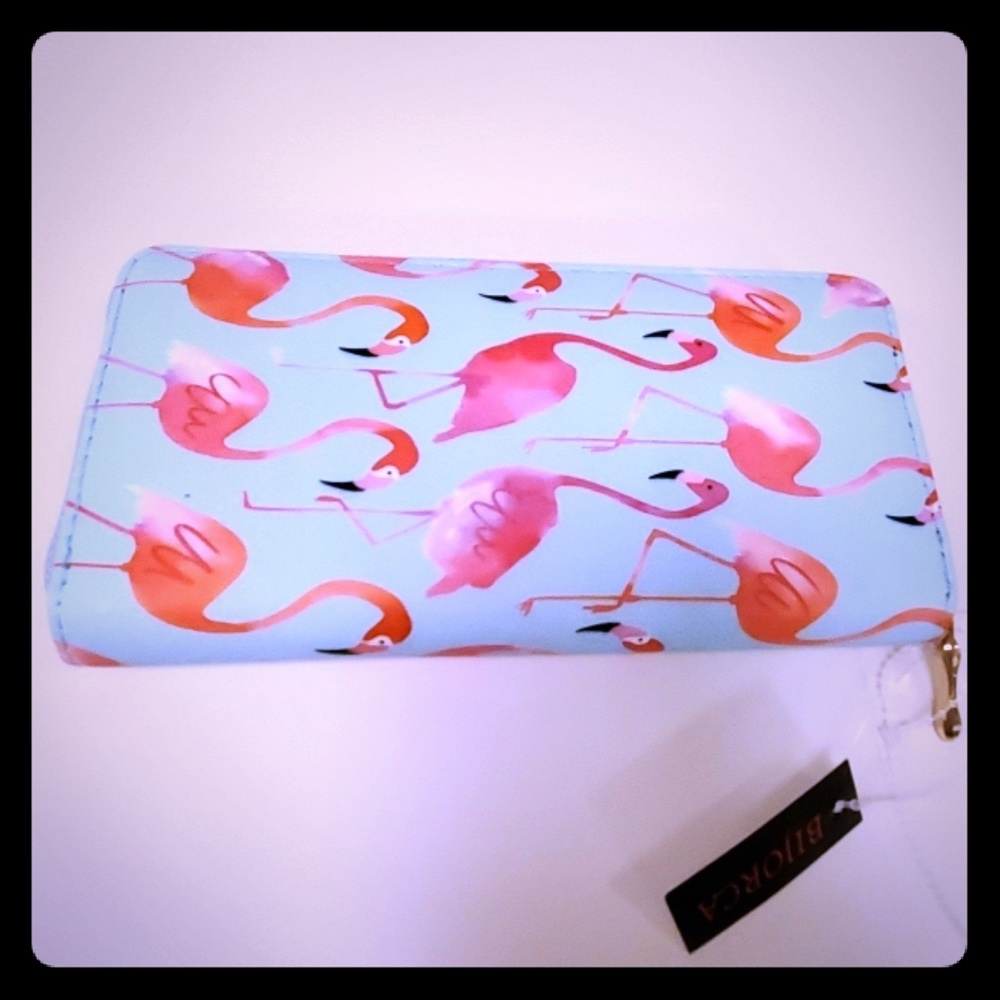 Flamingo Zip Wallet